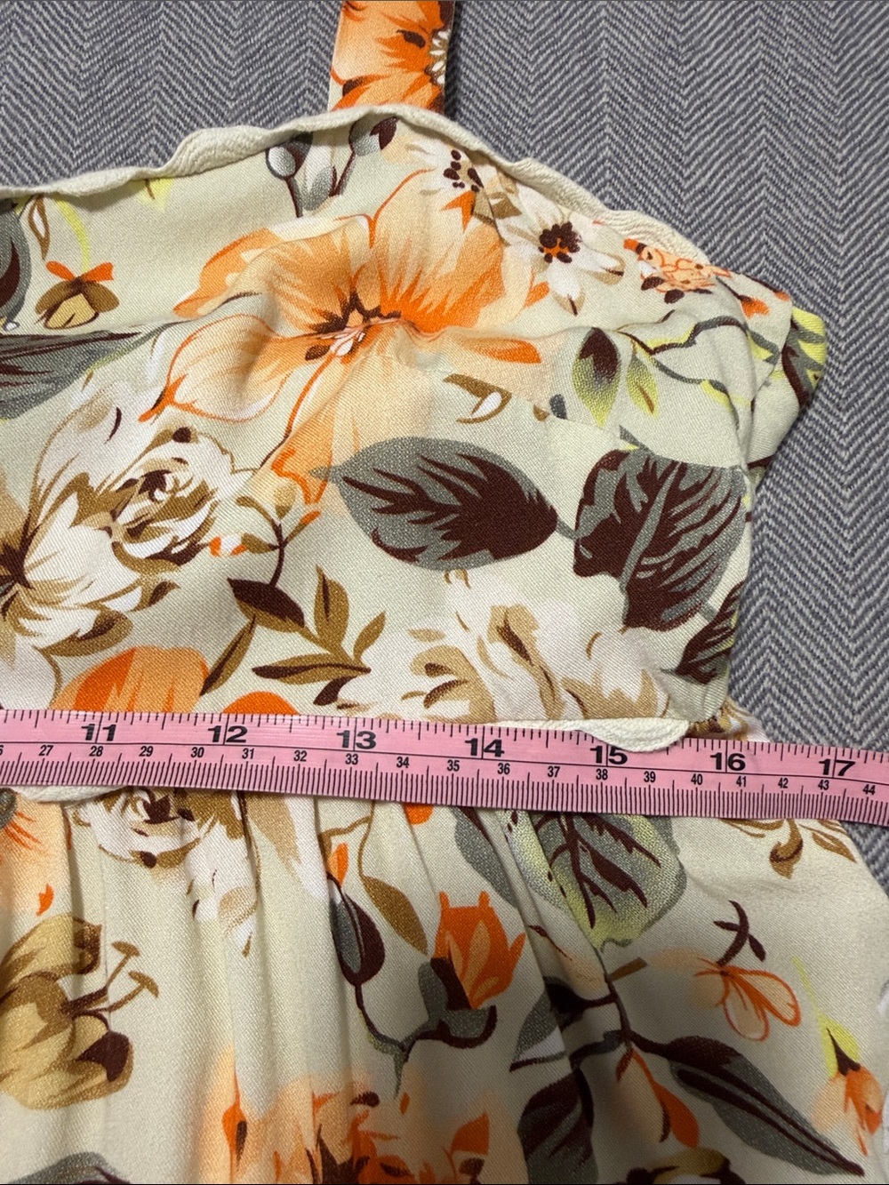 Floral Sleeveless Maxi Dress With A Bow In The Back. - Picture 9 of 10